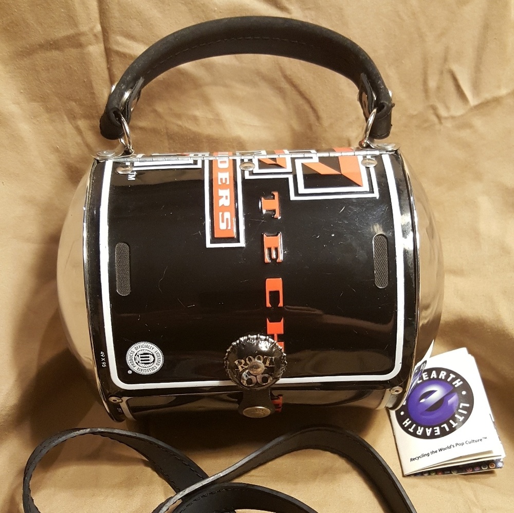 Little Earth Texas Tech License Plate Purse &Strap